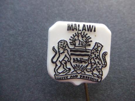 Malawi ( republiek Malawi) land in Afrika Unity and Freedom zwart